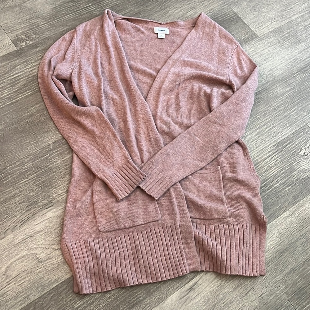 Purple/mauve cardigan